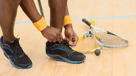 Voorbereiding voor squash - blessures voorkomen