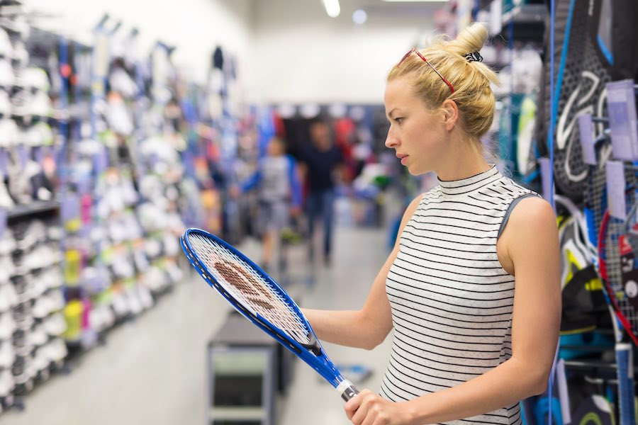 Squash racket kopen in winkel