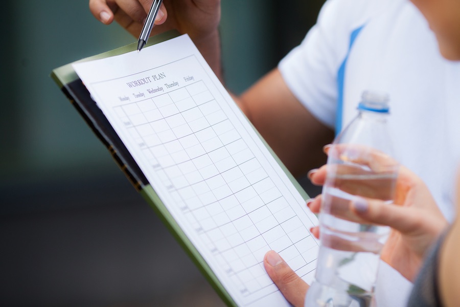 Plan maken om gemotiveerd te worden sporten