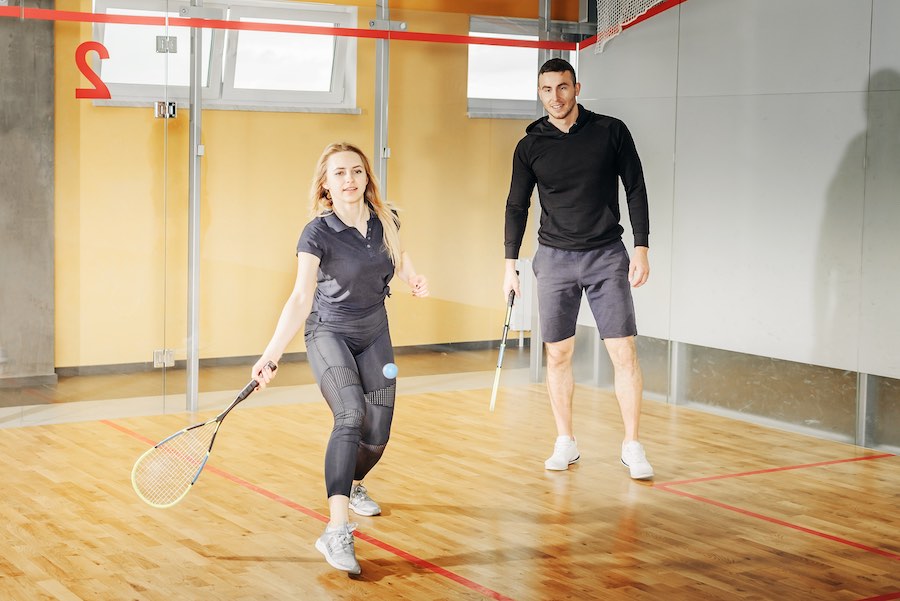 Sporten squash met sportbuddy motivatie