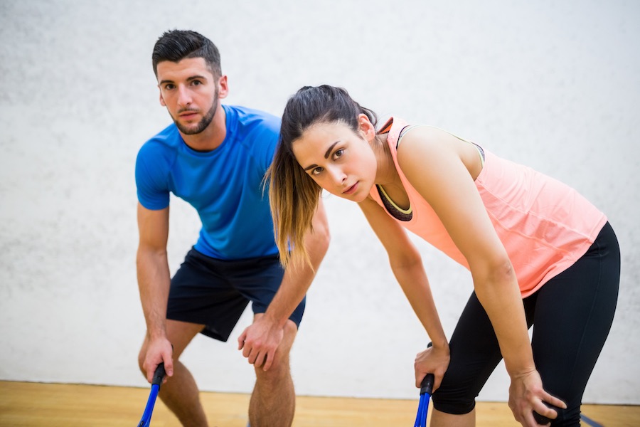 Squash intensieve sport signalen vermoeidheid