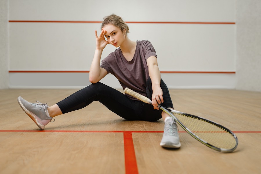 Squash training intensief zweten