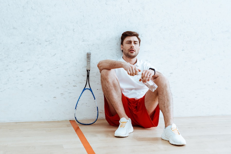 Vermoeide tegenstander squash signalen herkennen